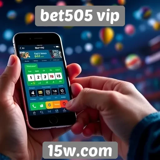 Experiência do usuário em dispositivos móveis no bet505 vip